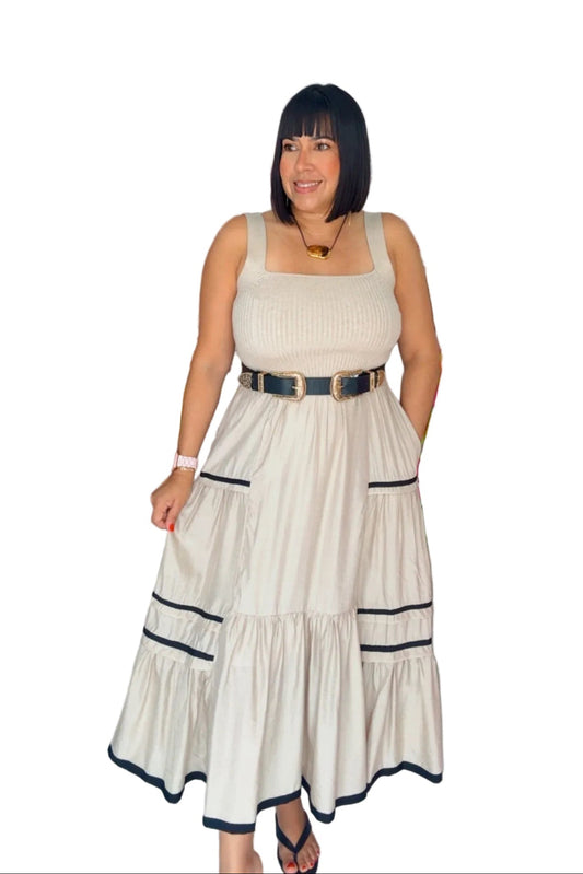 Boho Luxe Midi Dress