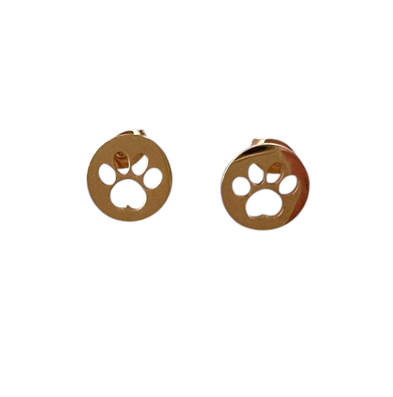 Earrings Dog Footprint
