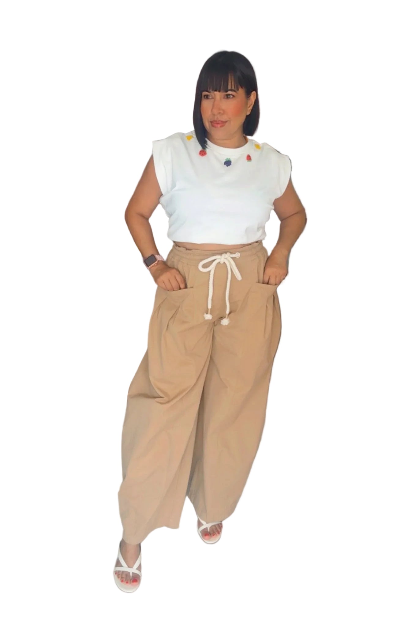Camel Breeze Pant | Dagkail Fashion