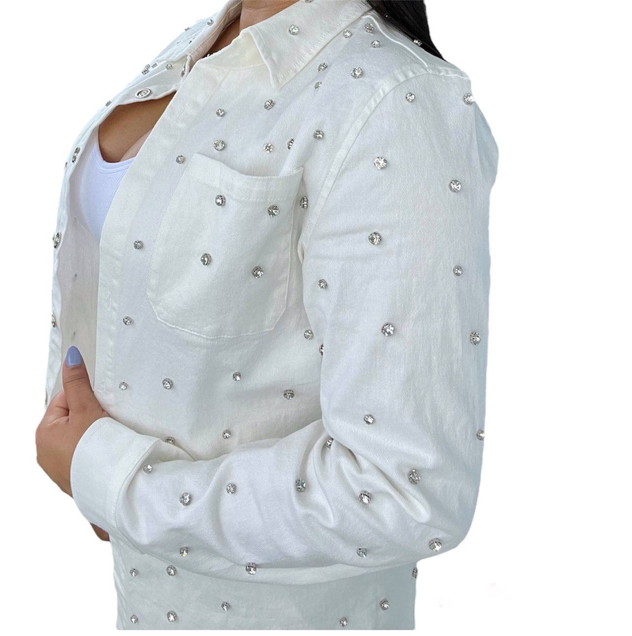 Rhinestone Pant Set