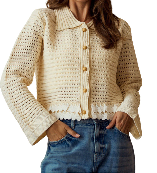 Cardigan Luxe Lace