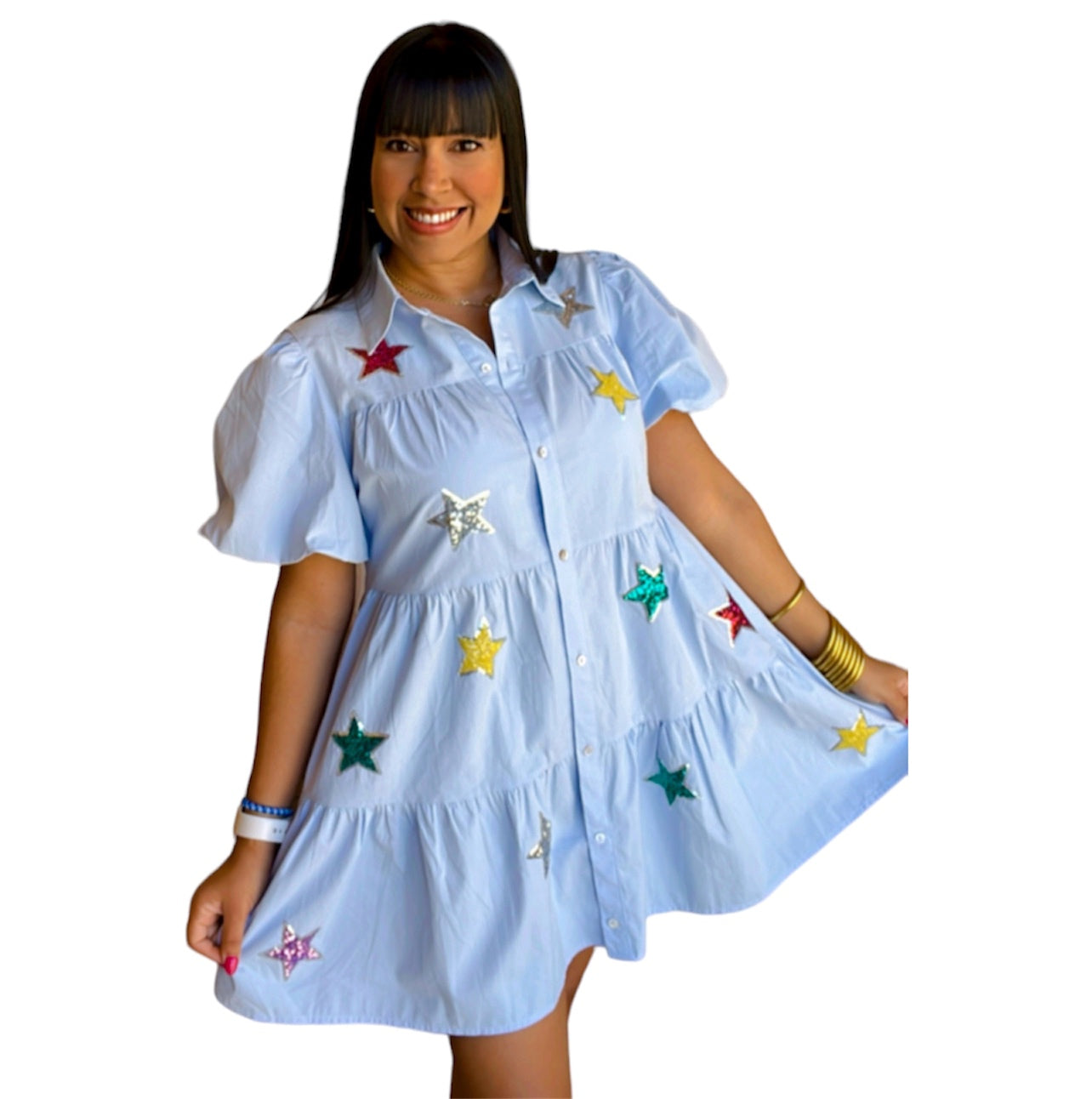 Poplin Stars Shirt