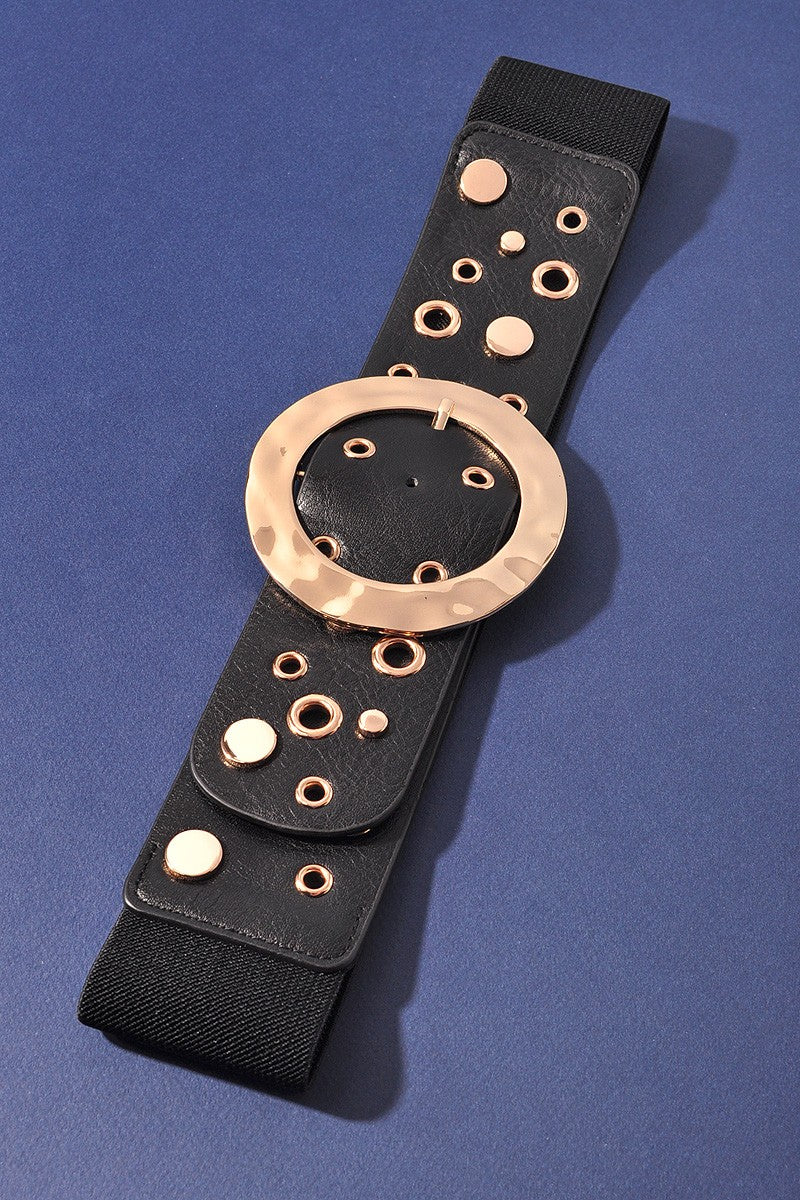 Buckle Grommet Belt