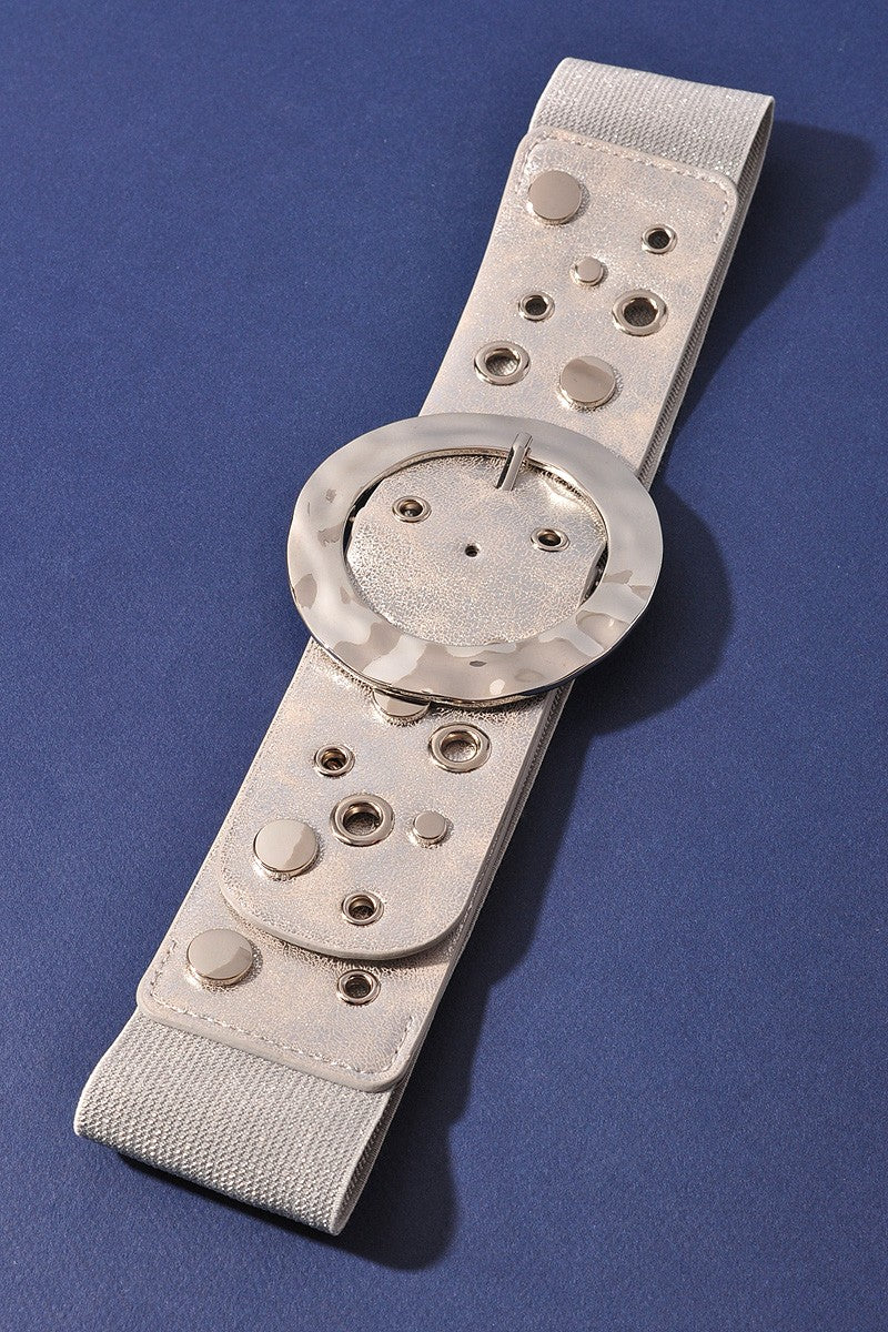 Buckle Grommet Belt