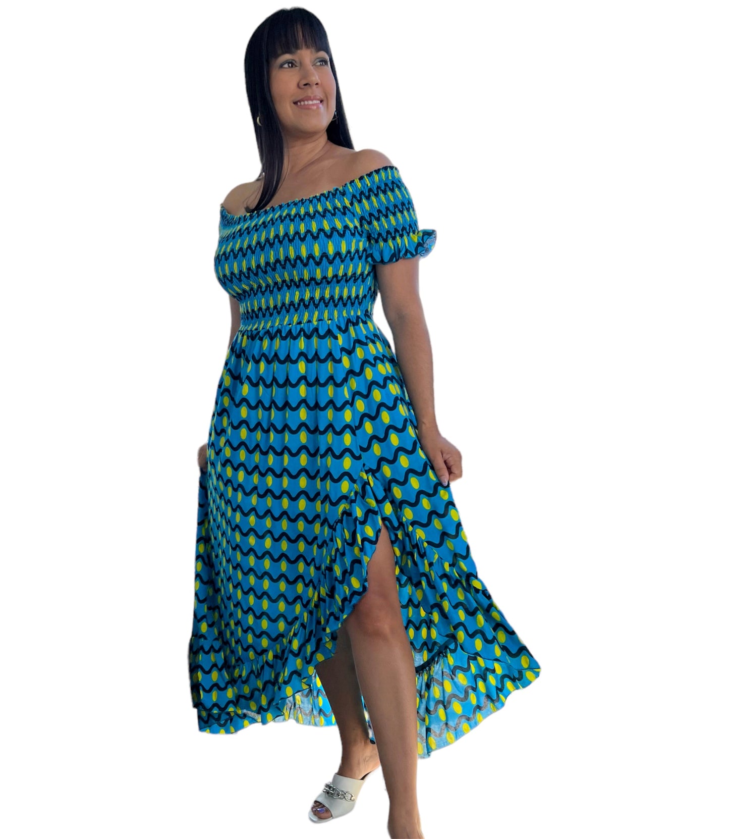 Midi Dress Blue
