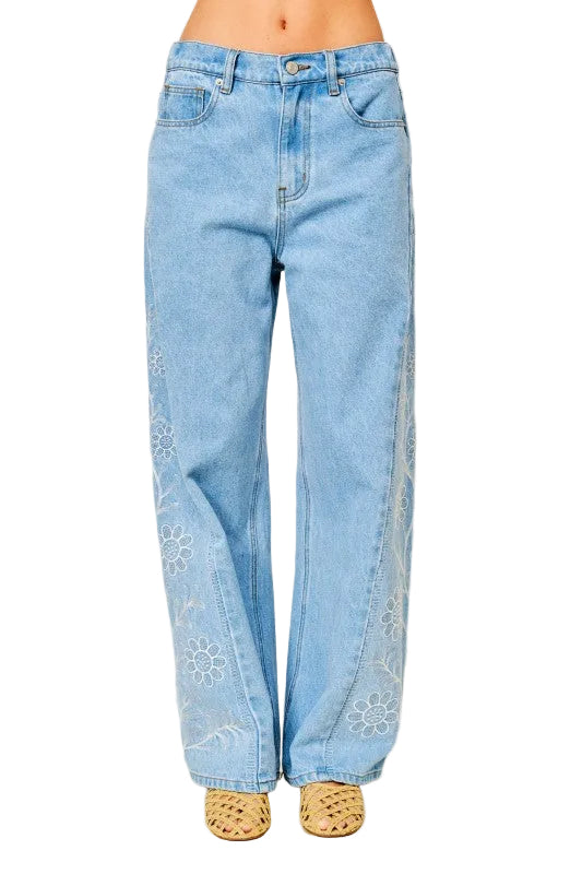 Embroidered Denim