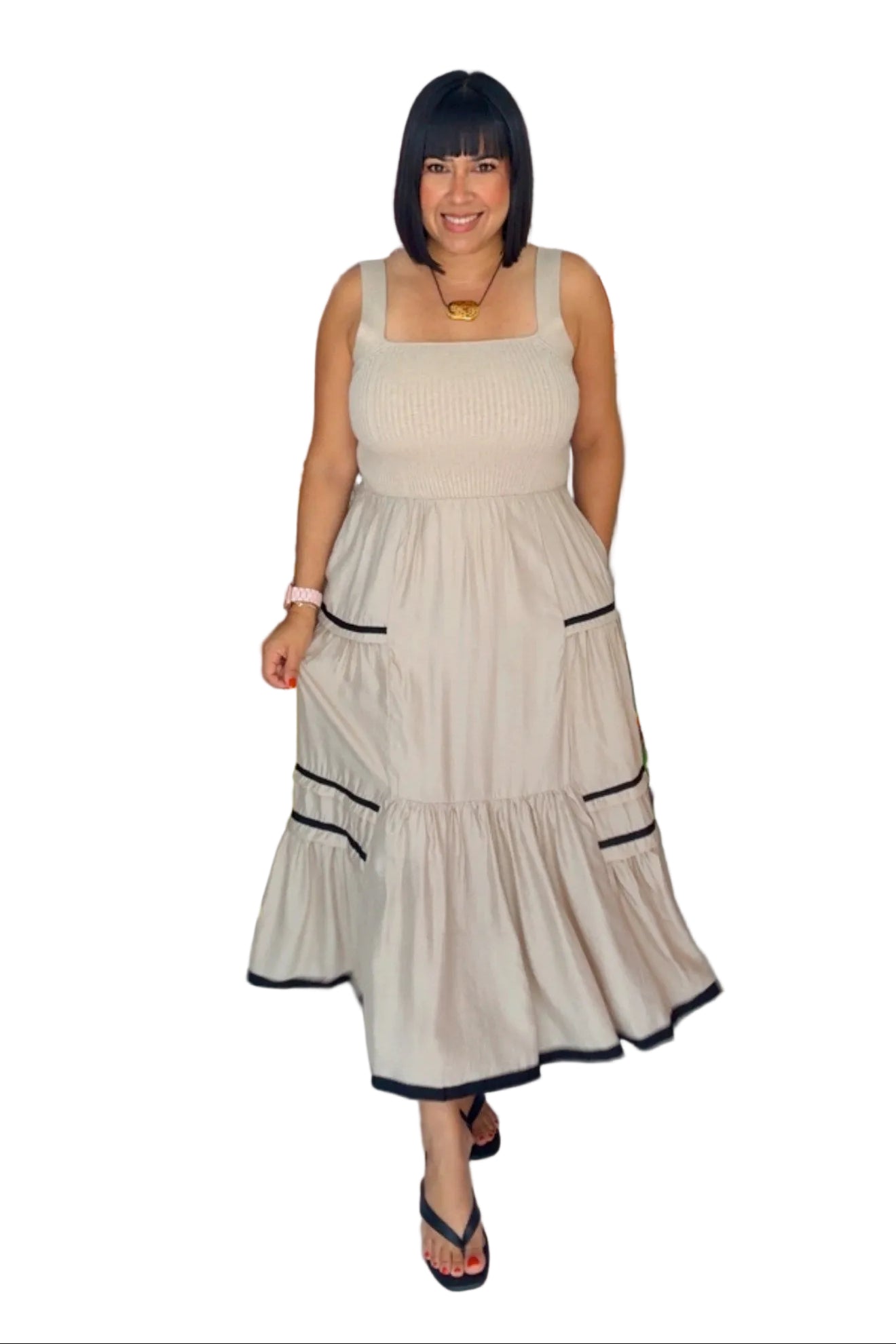 Boho Luxe Midi Dress