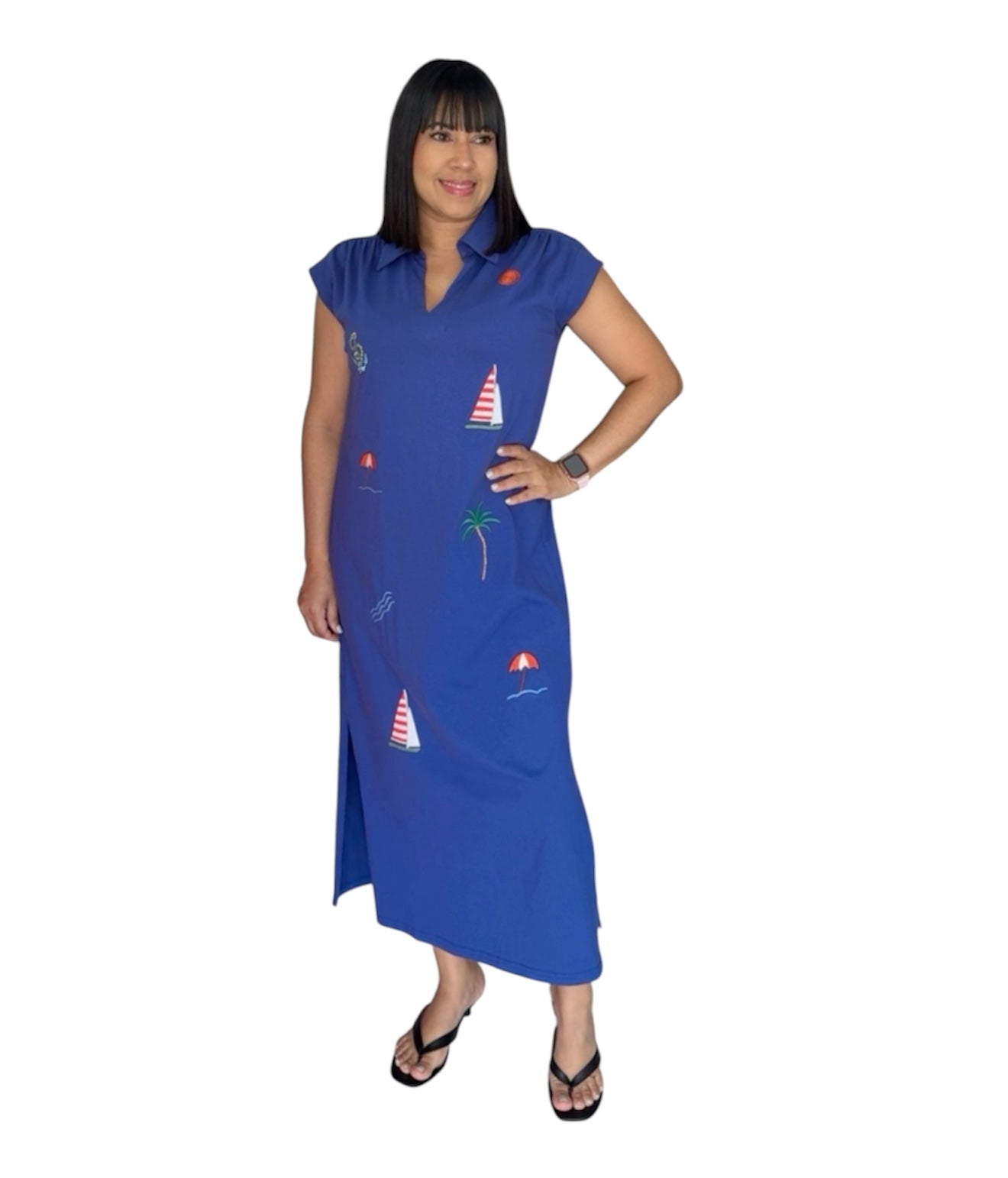 Nautic Midi Dress