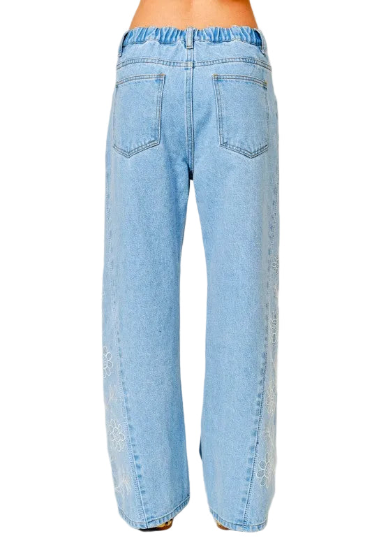 Embroidered Denim