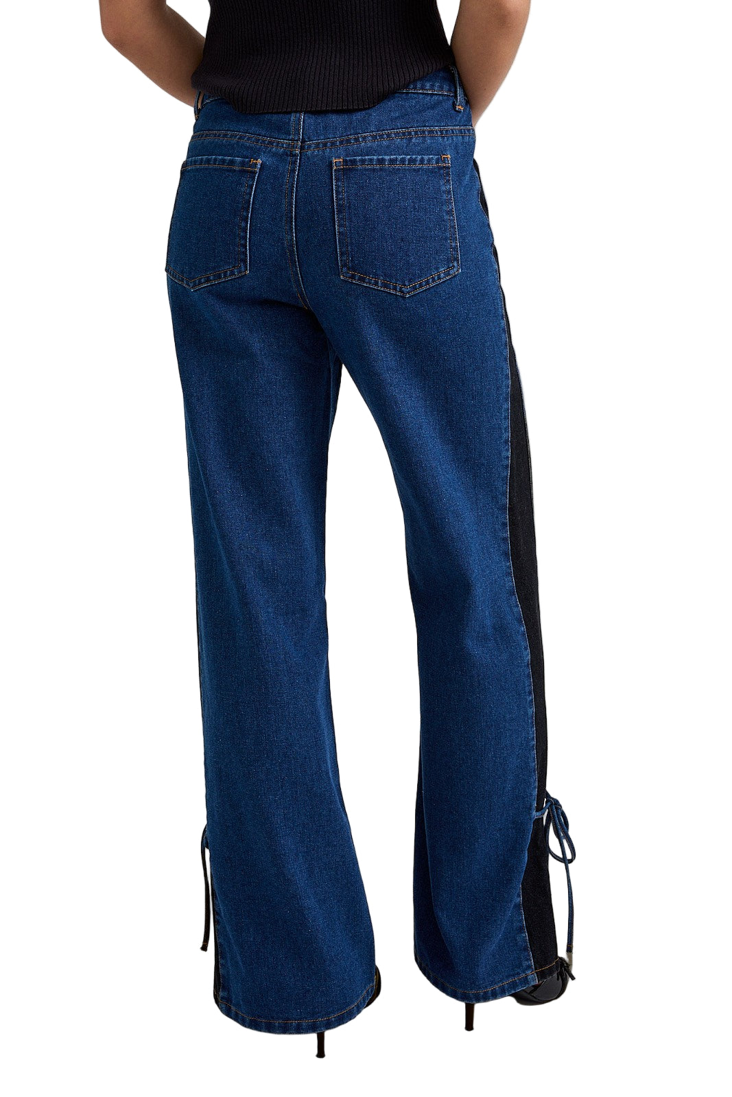 Denim Bow Pant