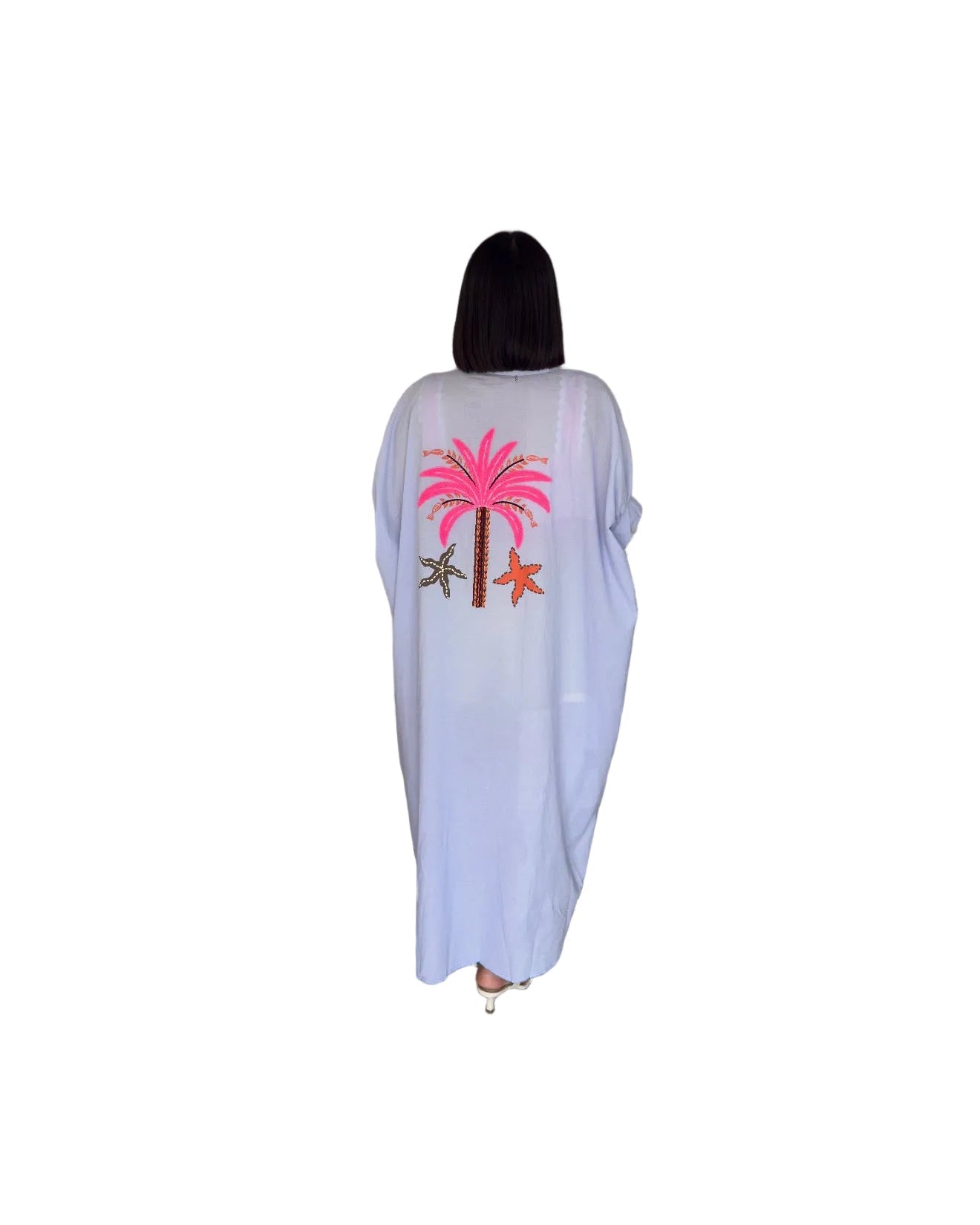 Palm Tree Coverup Dress