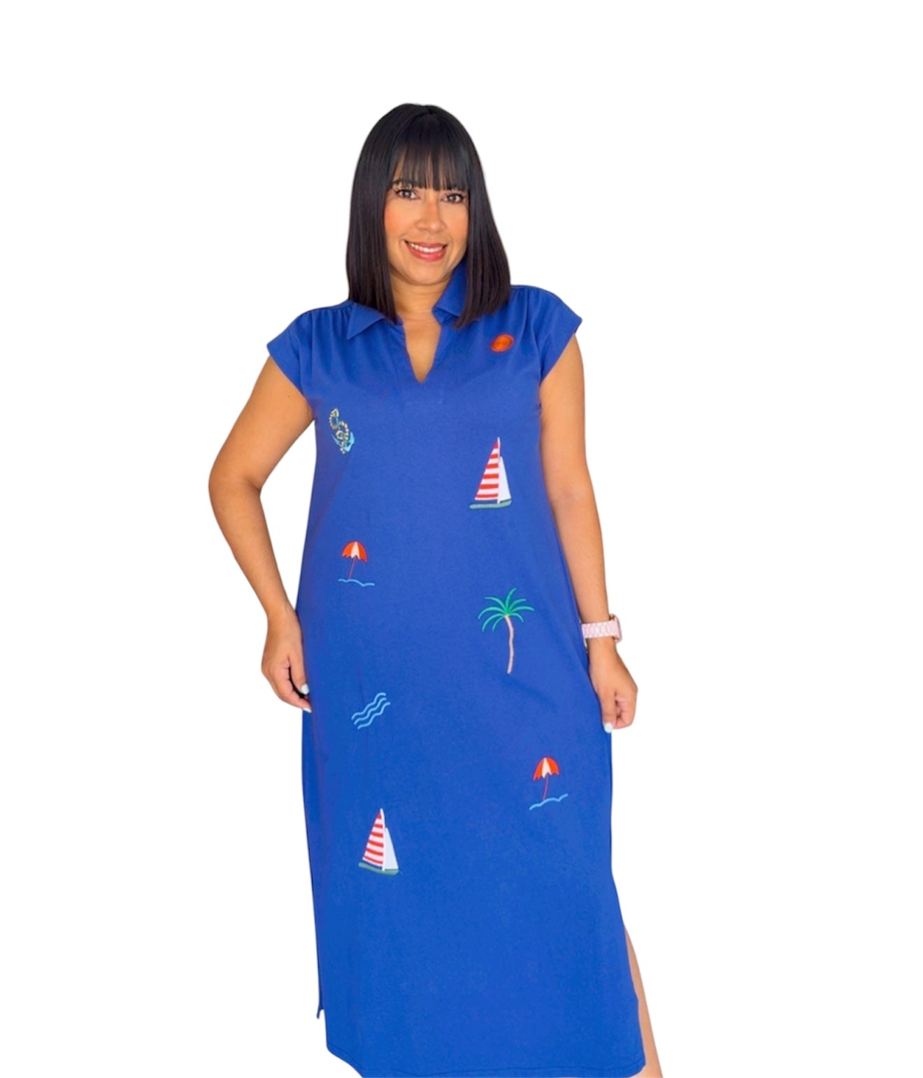 Nautic Midi Dress