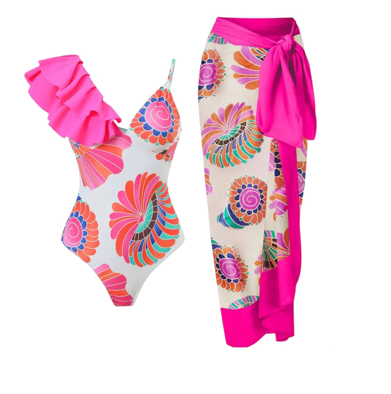 Sea Shell Pink Swimsuit