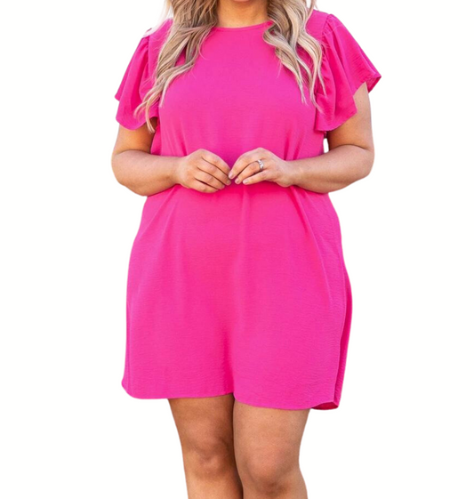 Divine Pink Dress Plus