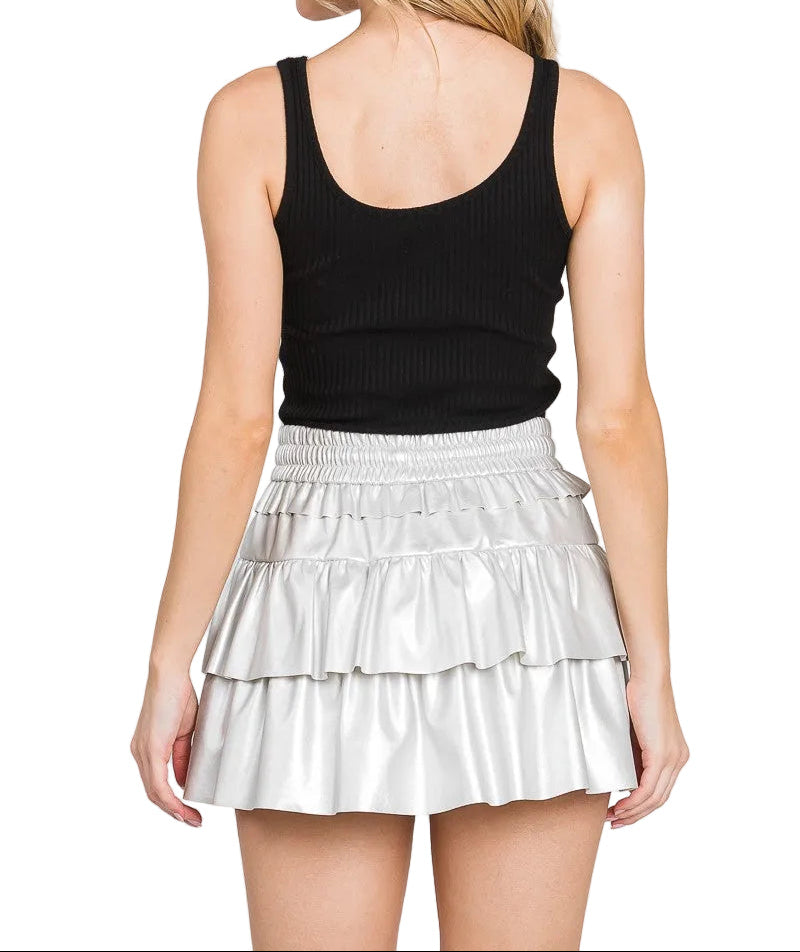 Ruffle Mini Skirt
