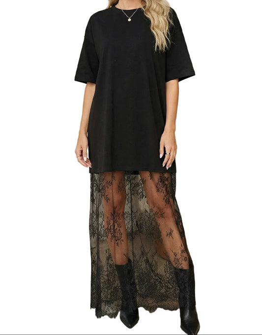 T Shirt Loose Maxi Dress