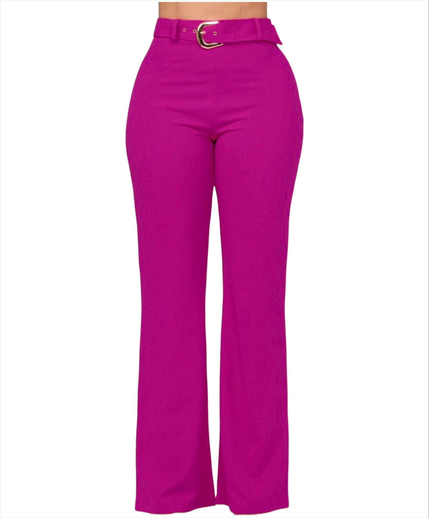 High Waisted Fucsia Pant