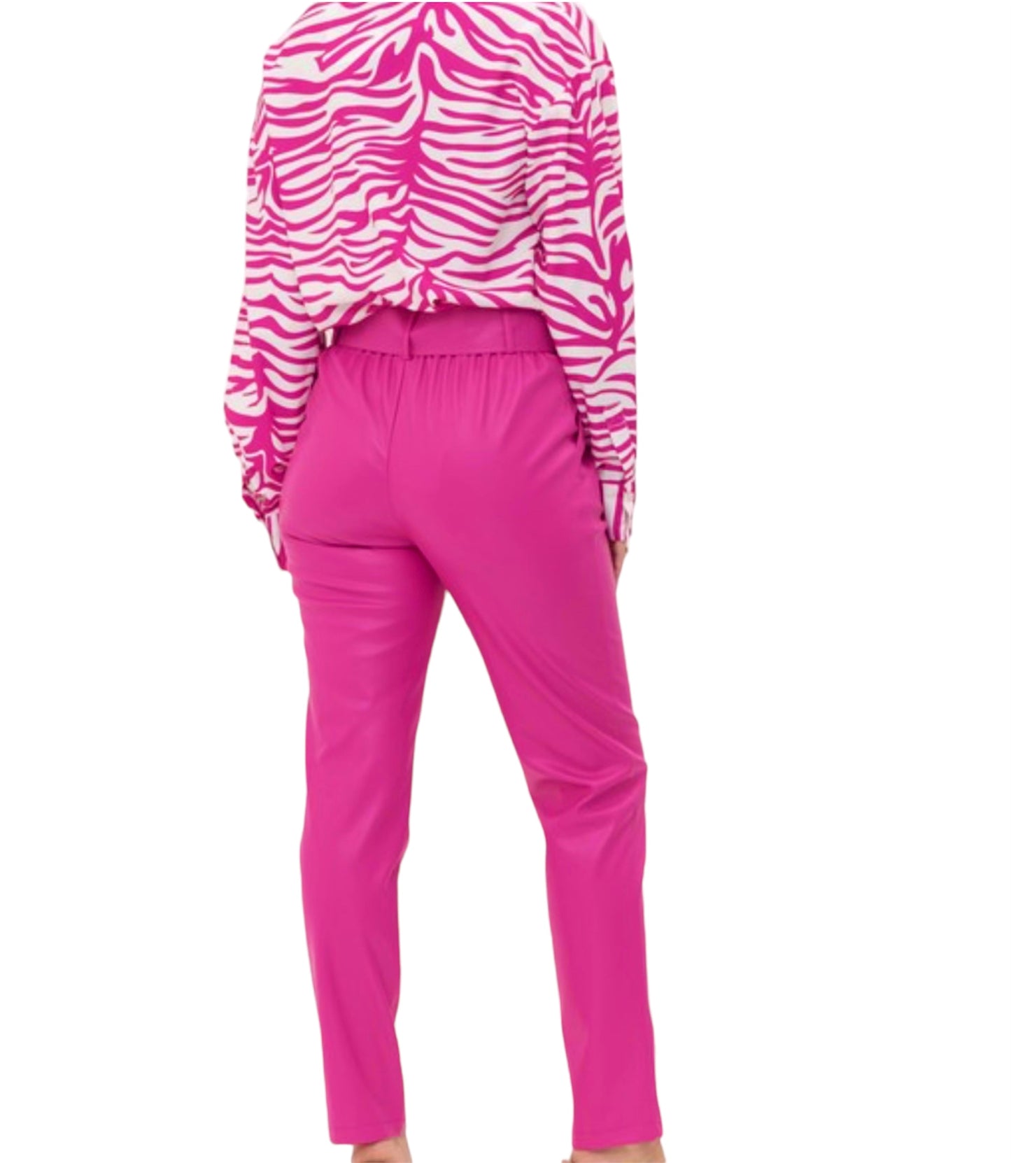 Long Sleeves Shirt Pink Zebra