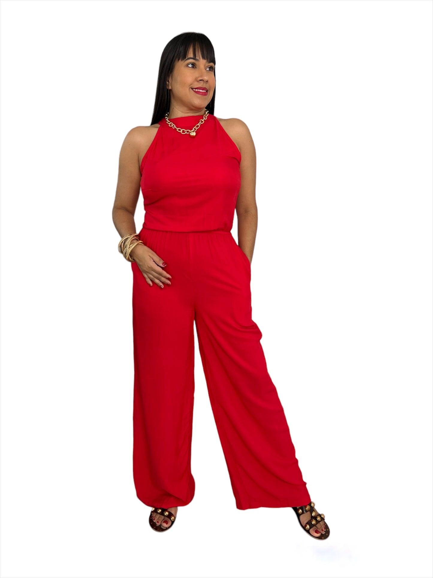 Jumpsuit Red