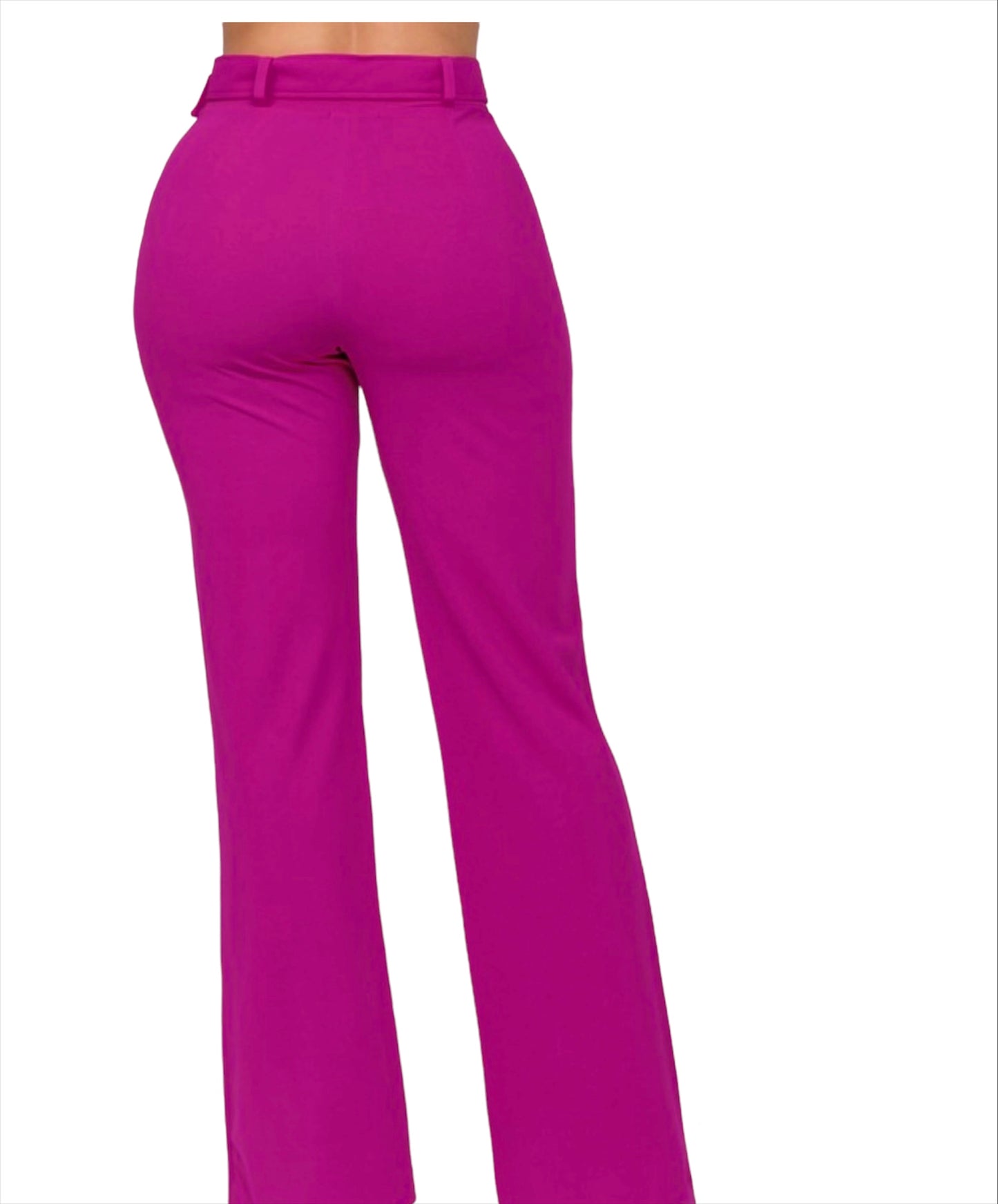 High Waisted Fucsia Pant