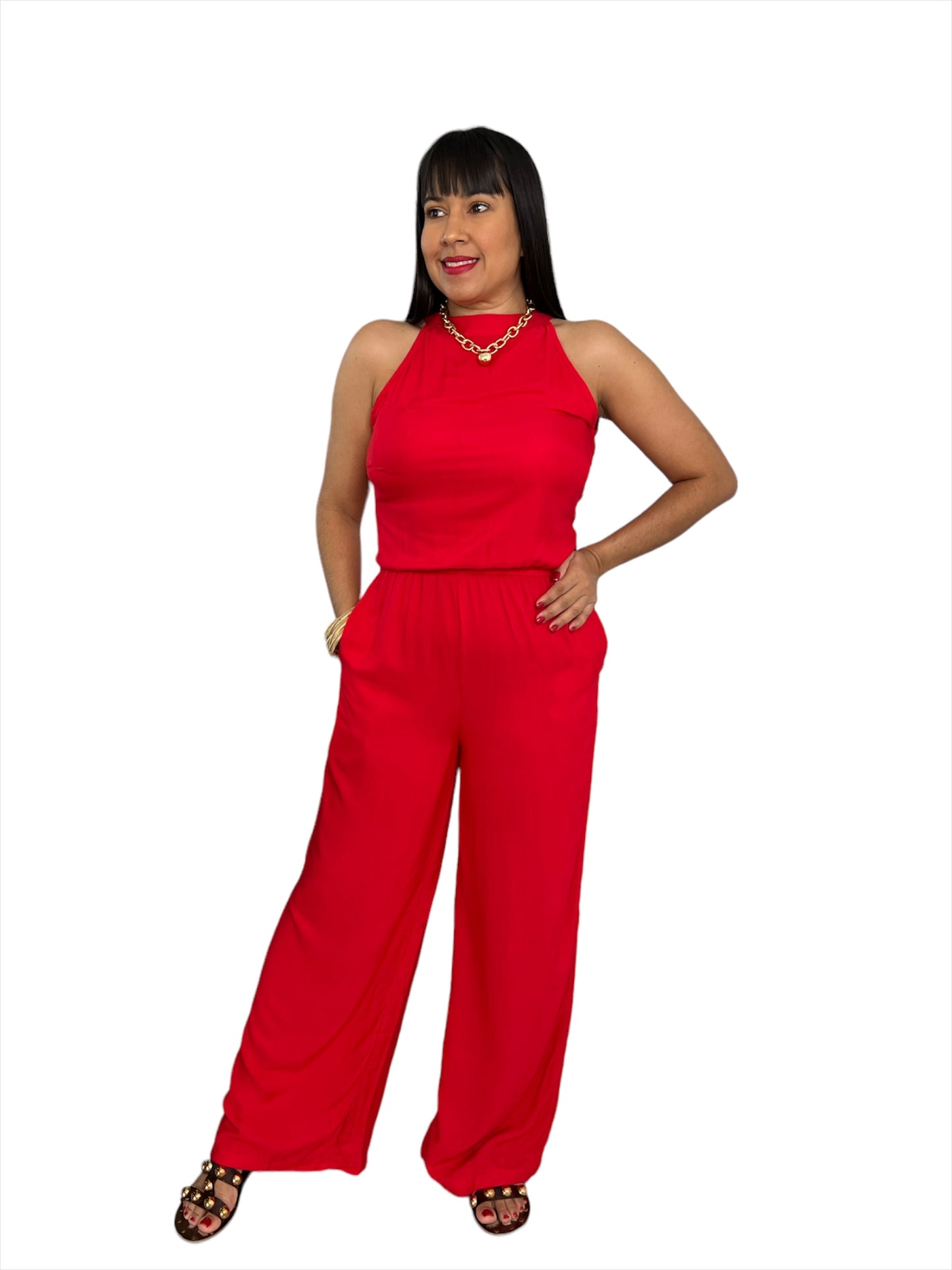 Jumpsuit Red